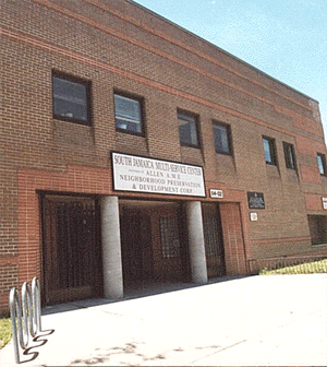 View of the Allen Neighborhood Preservation & Development Corp. headquarters